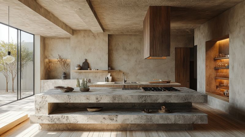 Cement Counter Installation in Marin County, CA