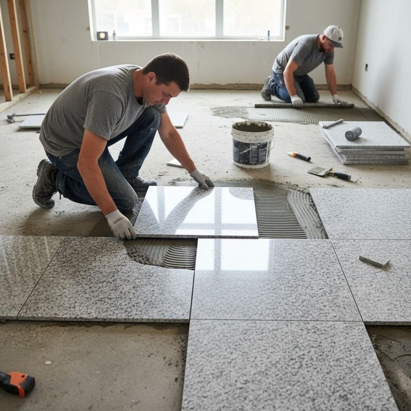 Local Granite Countertop Installation pros at work